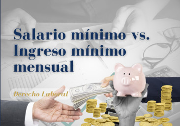 Salario mínimo vs. Ingreso mínimo mensual